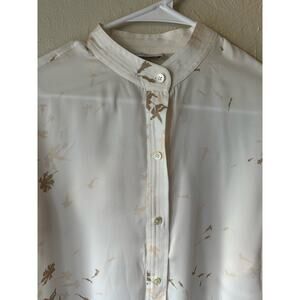 NWOT Equipment Floral Pattern Mandanie Collar Shirt Size S